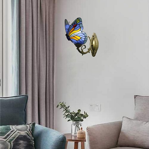 Butterfly wall lamp tiffany style