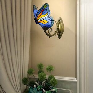 Butterfly wall lamp tiffany style