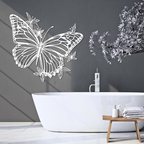 Butterfly metal art wall hanging