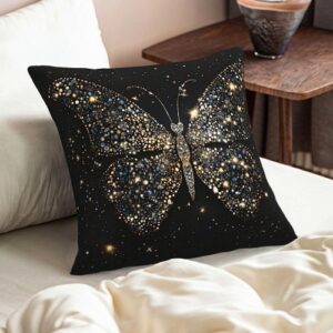 Rhinestone Butterfly Pillowcase sh...