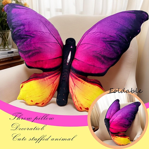 Butterfly decorative pillow
