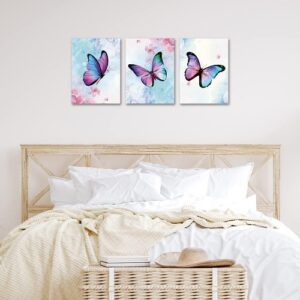 Vintage butterfly wall art romanti...