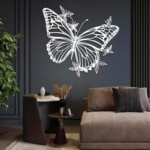 Butterfly metal art wall hanging