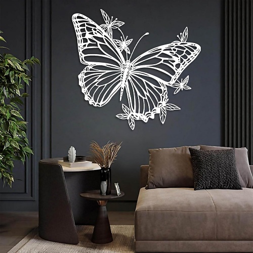 Butterfly metal art wall hanging