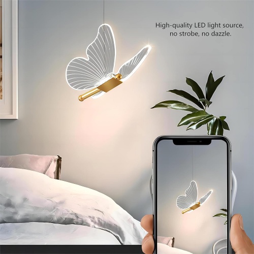 Butterfly lamp hanging from ceiling - Image 8