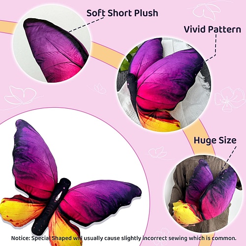 Butterfly decorative pillow