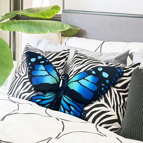 Outdoor butterfly pillows