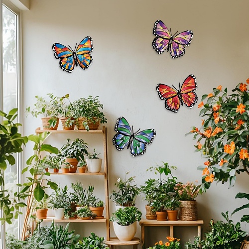 Butterfly metal wall decor