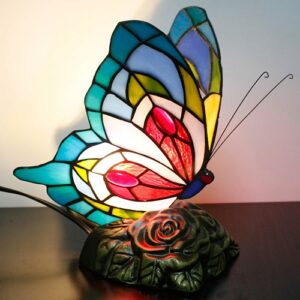 Tiffany style stained glass butter...