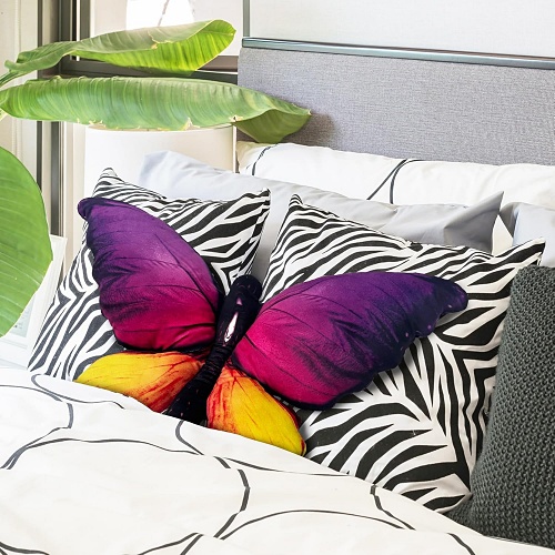 Butterfly decorative pillow