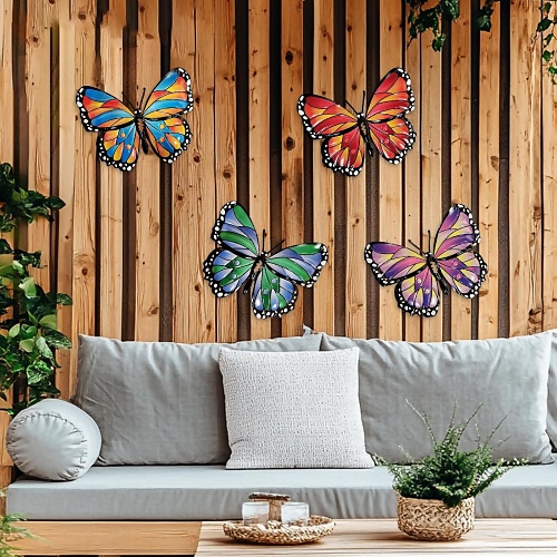 Butterfly metal wall decor