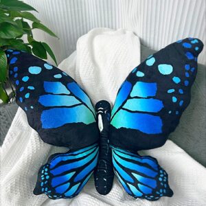 Outdoor butterfly pillows blue col...