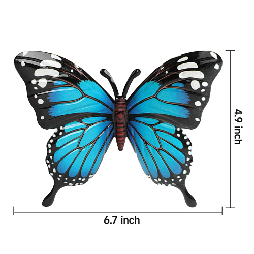 Metal wall butterflies