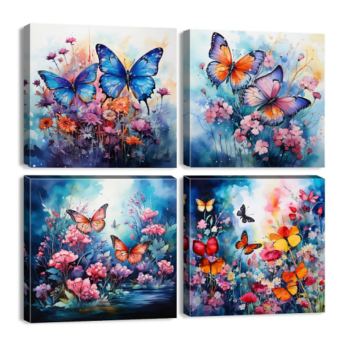Butterfly pictures wall decor