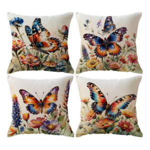 Butterfly decorative cushion cover...