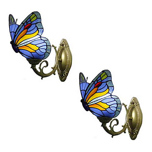 Butterfly wall lamp tiffany style