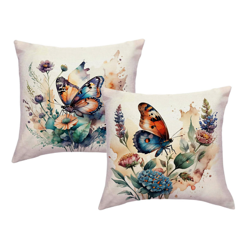 Butterfly throw pillow soft beautiful style