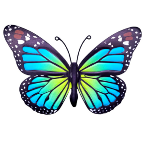 3D metal butterfly wall art lovely