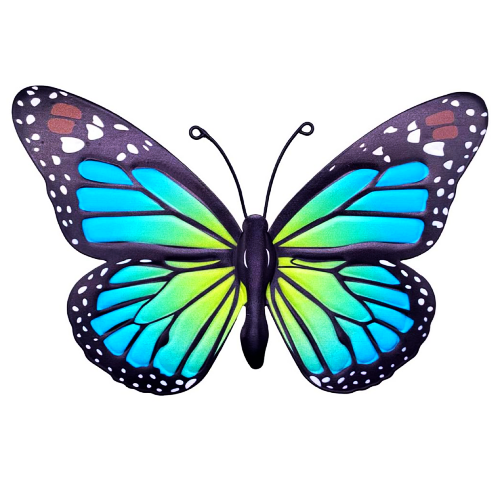 3D metal butterfly wall art lovely