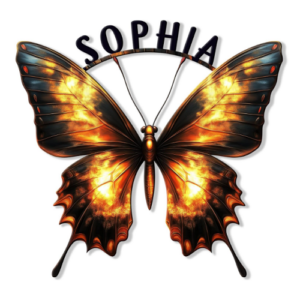 Butterfly name wall art breathtaki...