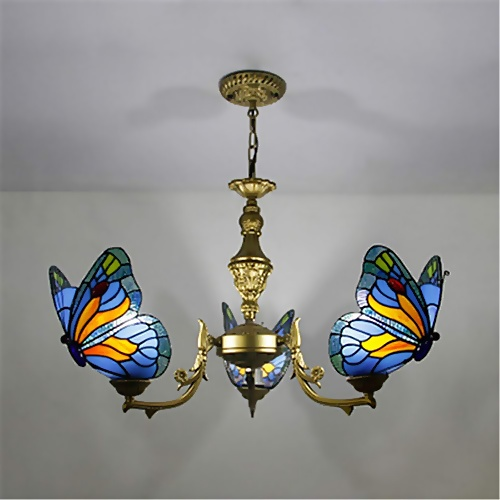 Stained glass butterfly lamp for sale
