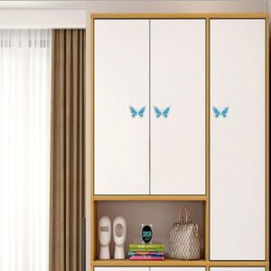 Butterfly cabinet knob blue gracef...