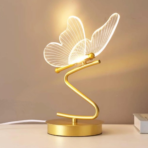 Led butterfly lights desk lamp