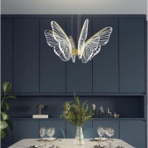 Gold butterfly chandelier breathta...