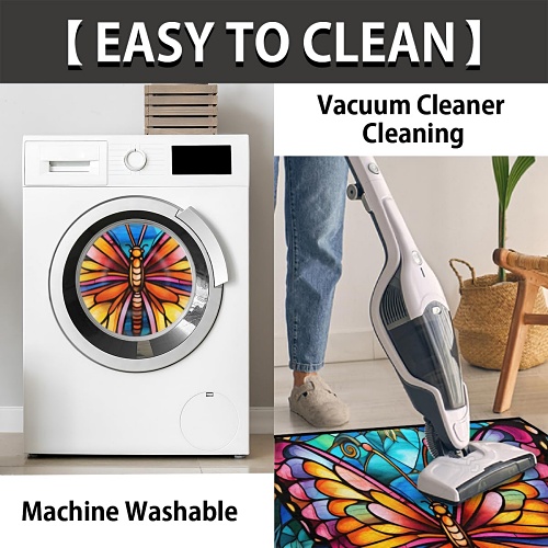 Outdoor butterfly door mat