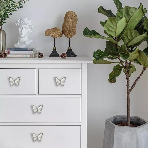 Butterfly knobs for dresser
