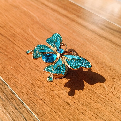 Butterfly closet door knobs