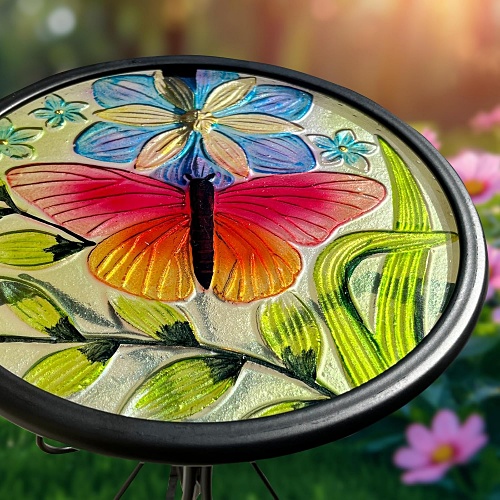 Butterfly painted furniture