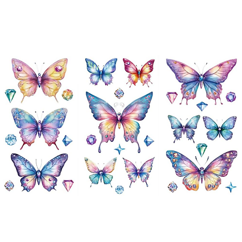Butterfly stickers for furniture