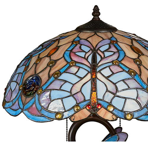 Tiffany style butterfly desk lamp