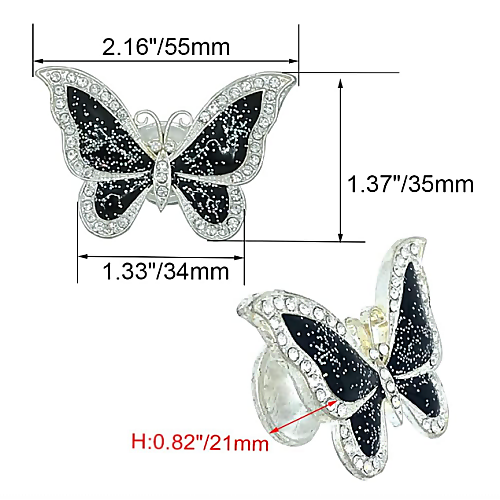 Butterfly kitchen cabinet knobs