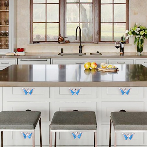 Butterfly closet door knobs