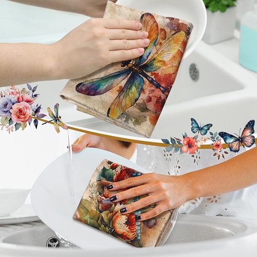 Butterfly kitchen towels
