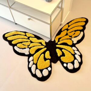 Butterfly shaped area rugs in gorg...