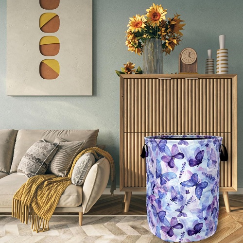 Butterfly laundry basket