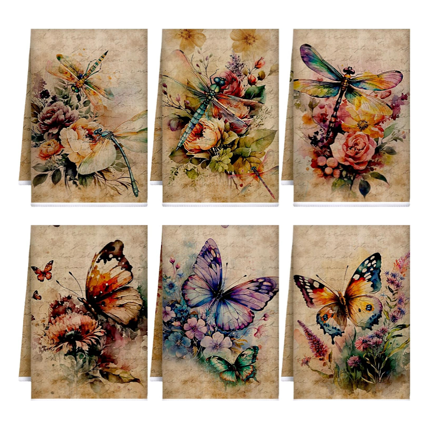 Butterfly kitchen towels