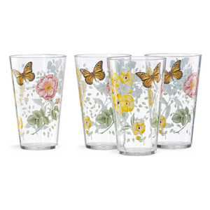 Butterfly glasses drinking acrylic...