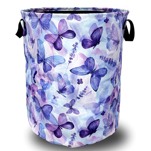 Butterfly laundry basket