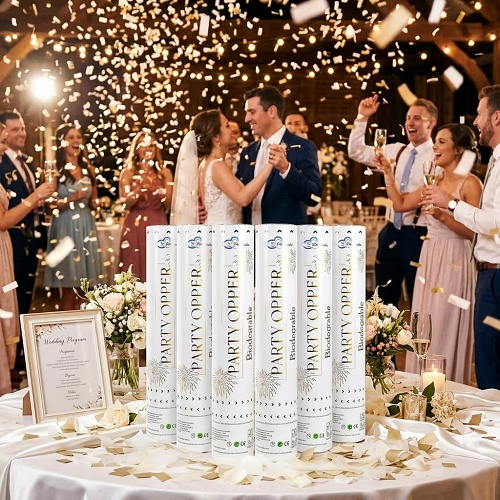 Gold Confetti Poppers