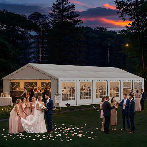 Heavy duty wedding tent