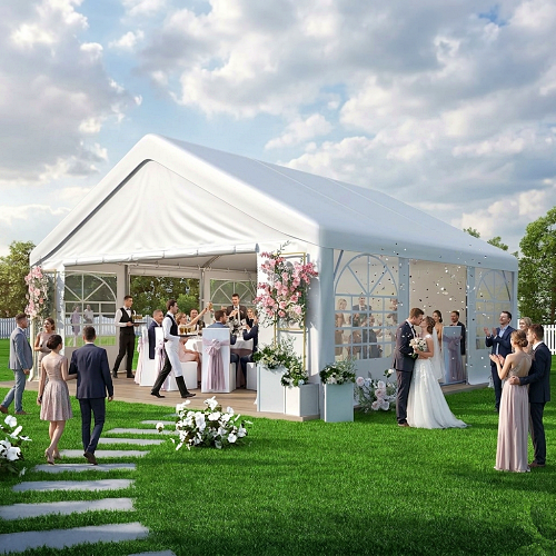 Luxury wedding tent