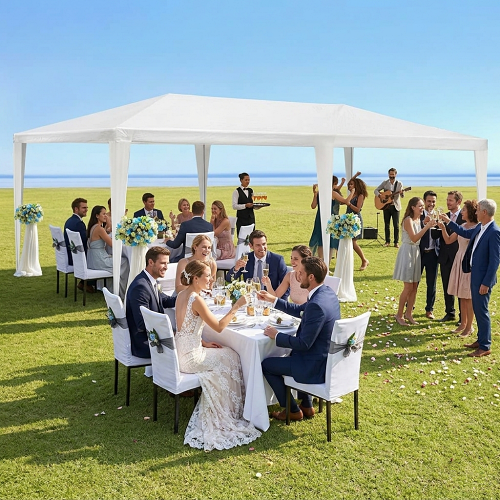 Garden wedding tent