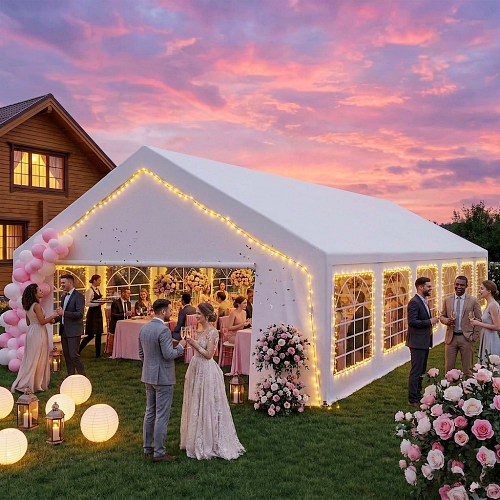 Wedding tent outdoor