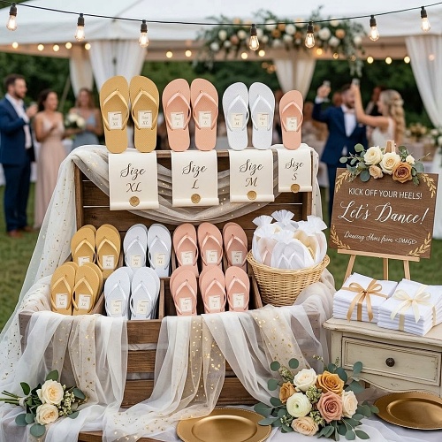 Wholesale wedding flip flops