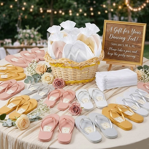 Flip flops for wedding guests bulk