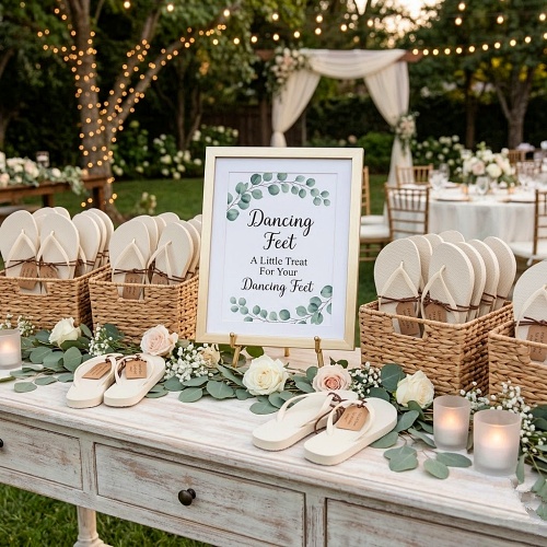 Dancing shoes wedding flip flops